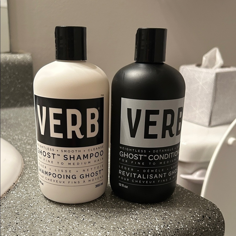 Verb ghost shampoo and conditioner